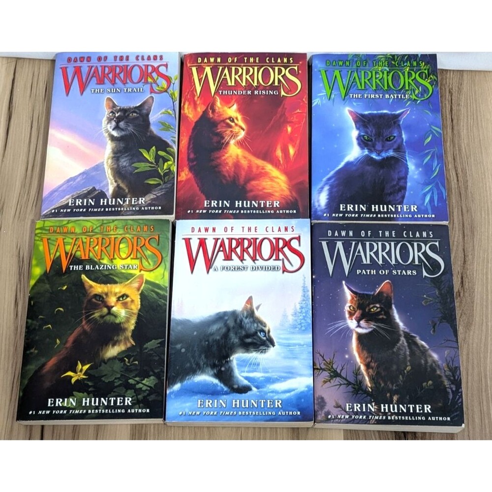 Warriors: Dawn of the Clans Set: Volumes 1 To 6 by Erin Hunter 2016